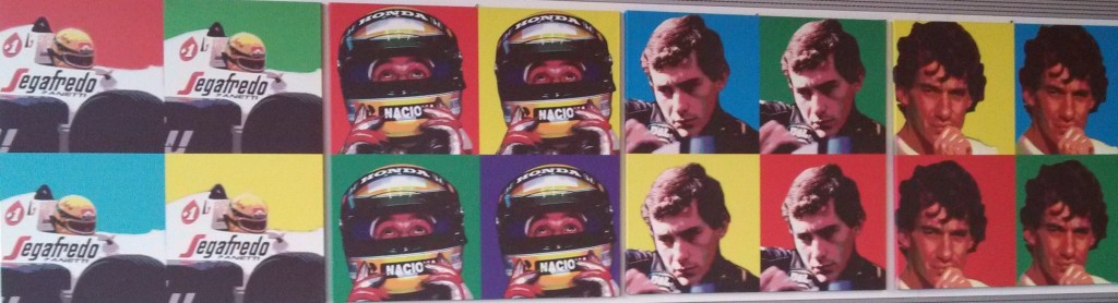 Senna in the style of Andy Warhol, Imola May 1 2014
